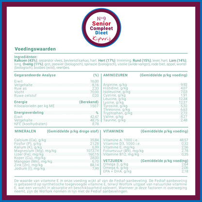 №9 Senior Diet Complete | Chicken-Free