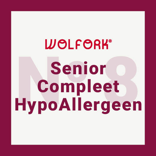 4 zakken x 2,1 kg Nr. 8 Senior Compleet HypoAllergeen